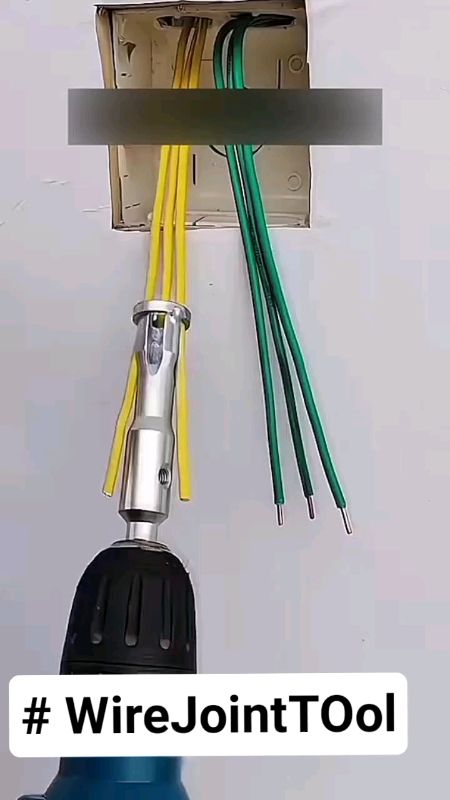 #WireJointTOol #2in1 #automatic #wire #stripper Wire #twister Tool Manual Automatic 2in1 Wire Stripper #trending #tool #fashion #diy
