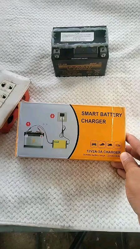 #Smart #motor #battery #Charger 12v 3A #Motorcycle #heavy #portable Lead #Battery #trending #tool #fashion #diy