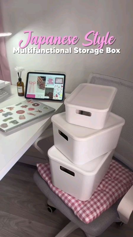 Storage Box Muji Shelf Organizer Plastic Container Box with Lid COD Sundries Storage #ShopeeFinds #BudolFinds