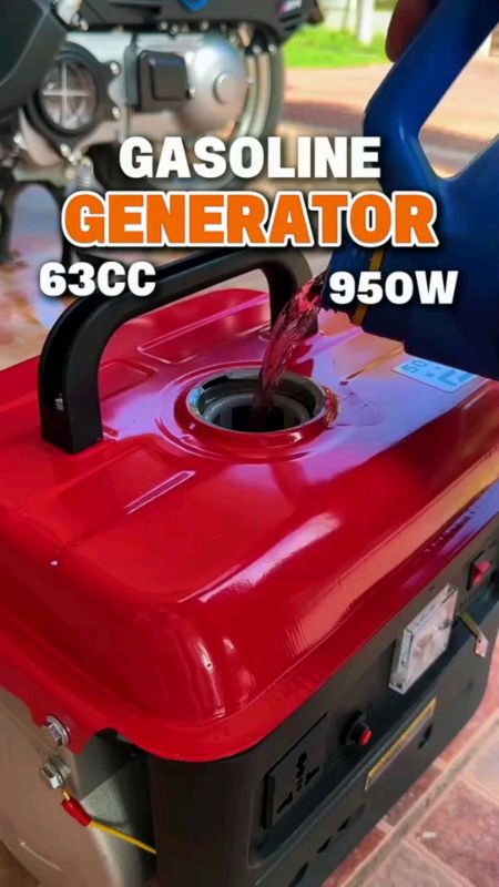 950W Portable Gasoline Generator 70HZ Ultra Quiet High Quality Mini Home Energy Saving 2 Stroke#Generator#highquality#portablegasolinegenerator