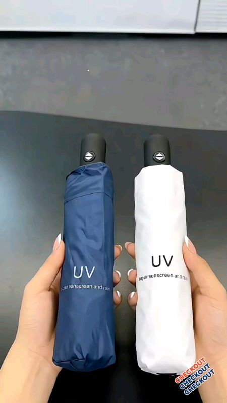 #HugotSaShopee #MasMuraSaShopee #heart2heartvids Buy 1 Take 1 Umbrella Automatic Sunny Umbrella Anti-ultraviolet Folding Umbrella Men Women UV Design