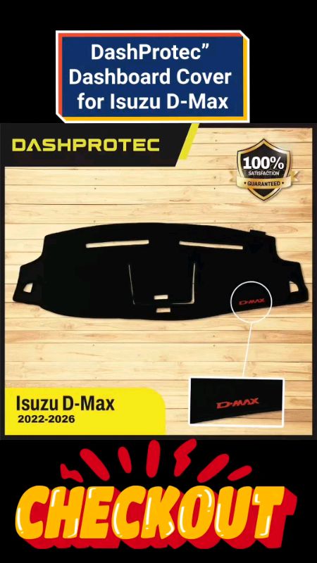 DashProtec” Dashboard Cover for Isuzu D-Max #dashboardcover #HugotSaShopee