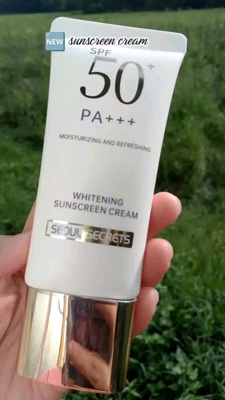 [NEW] Seoul Secrets Whitening Sunscreen SPF 50 PA+++ | Luxury Broad Spectrum UVA/UVB Protection #trending #fyp #FreeCoinInShopeeVideo