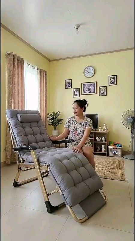 FOLDING BED RECLINING CHAIR OUTDOOR SINGLE FOLDING BED WITH FOAM #RECLININGCHAIR #FOLDINGBED