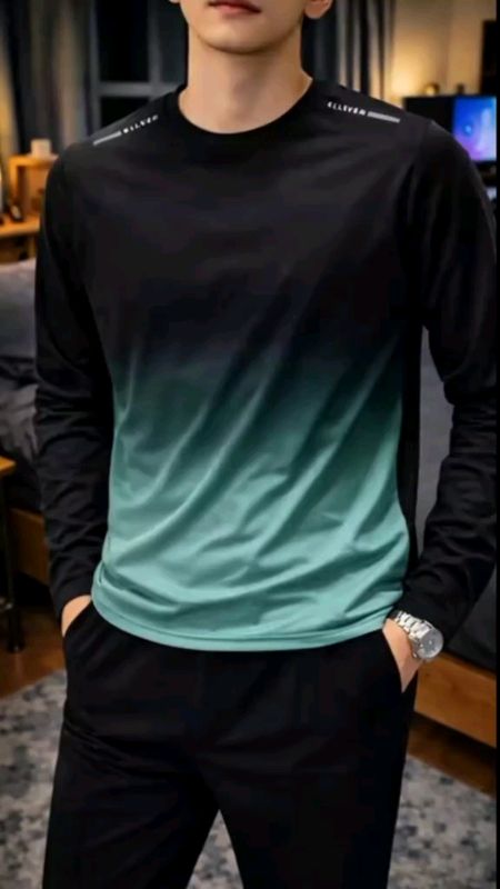 #SportsLongsleevedrifitclothingtshirt for men Running shirt Jerseys