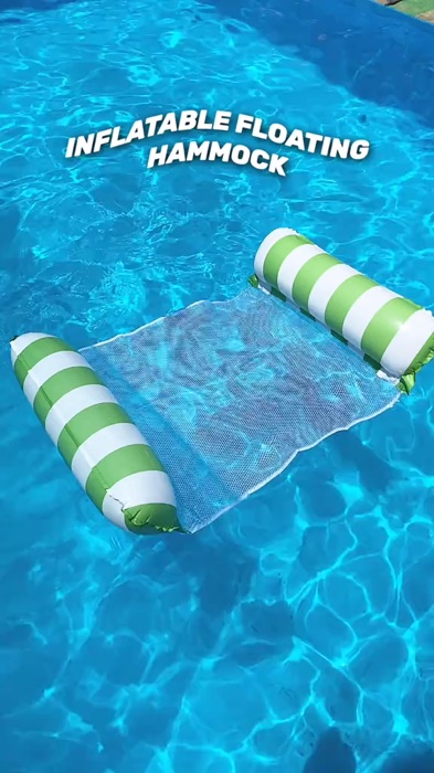 FLOATING HAMMOCK #swimming #Summer #net #floating #float #Hammock #sumervibes #swim #inflatable #swimmer #kids #FreeCoinsInShopeeVideo