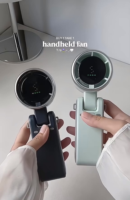Buy 1 Take 1 Handheld Fan #musthave #sulit #minifan #MasMuraSaShopee