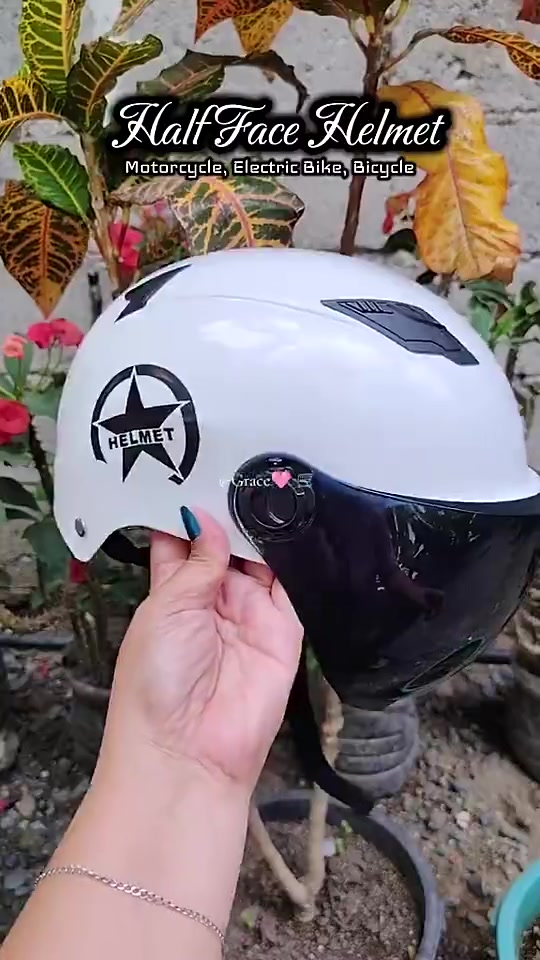 motorcycle electric bike bicycle helmet haff face