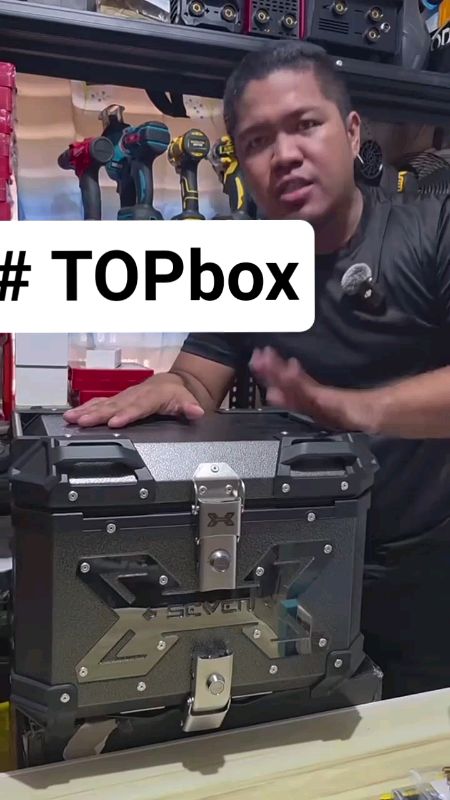 #TOPbox #MOKOTO SEVEN SERIES 45L #ALLOY TOP BOX ANTI-SCRATCH V1 XDESIGN REAR #TAILBOX #box #trending #toolbox #COMPARTMENT #STORAGE #tool #diy
