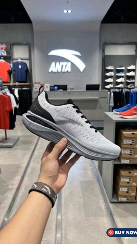 ANTA Journey 2 Men Sports Running Shoes Cushioned Rebound Shock Absorption Sports Shoes#MasMuraSaShopee