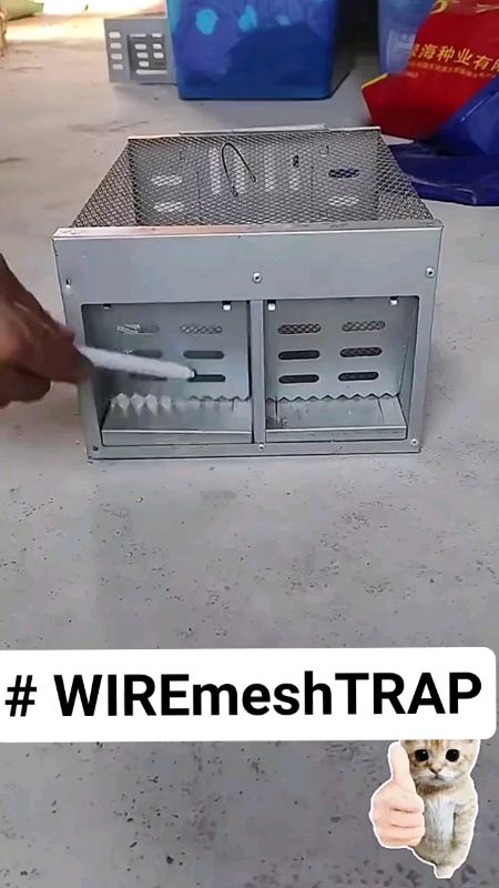 #WIREmeshTRAP #Mouse #rats for Big Rats Double door Live Strong Catch Bait  #trending #tool #fashion #diy