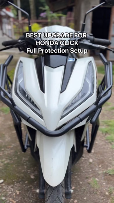 Full Armor Crash Guard, a must-have accessory for Honda Click V2/V3/V4 models. #armor #crashguard #motorparts #motoraccessories #protection