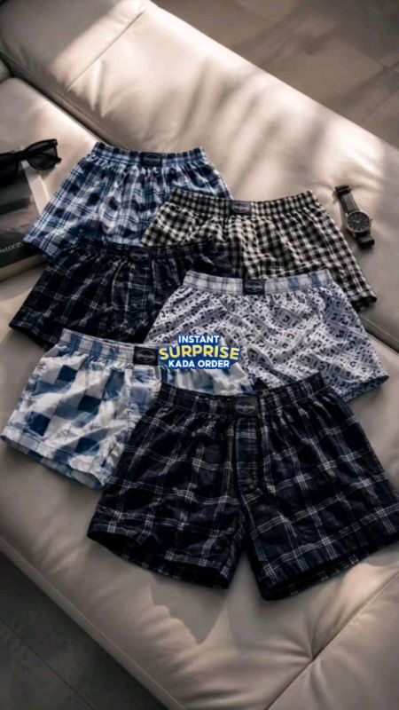 DOREMI BOXER SHORT COTTON 3PIECES RANDOM DESIGN#freecoinssashopee #HugotSaShopee #fyp