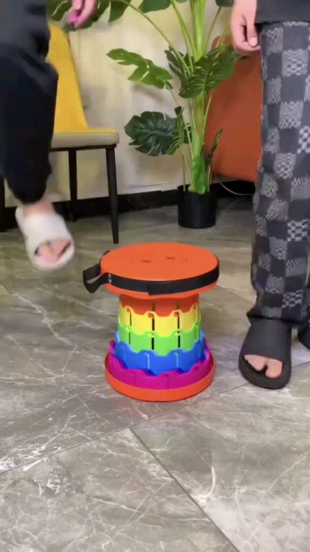 Outdoor Foldable Stool Telescopic Stool Sturdy Portable Plastic Stool Waiting for Retractable Chair#MasMuraSaShopee #HugotSaShopee #fyp #shopee