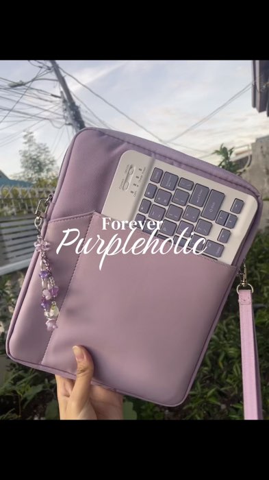 #purple #tablet #ipad #essentials #pouch