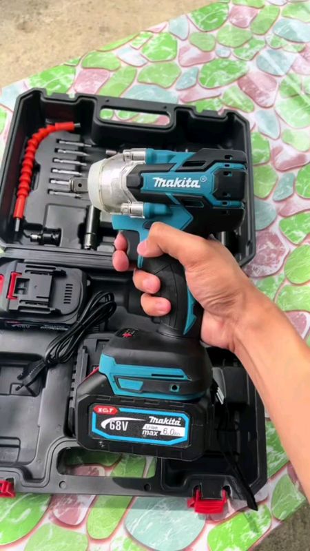 588VF Brushless Impact Wrench 1/2" Cordless Electric Wrench Gun Drill Battery Ratchet Wrench #ImpactWrench #Drill #Gun #Wrench #Electric