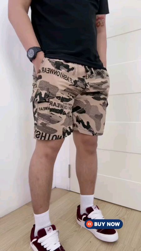 Check out Printed Camouflage fashion sports pants,  Biztree  4 pockets, drawstring for Unisex#FreeCoinsInShopeeVedio