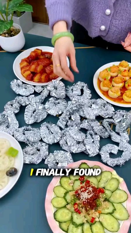 #50 Pcs Food Grade Aluminum Foil Film Disposable Food Cover Heat Preservation For Table Meals #Freecoinsinshopeevideo#MasmuraSaShopee