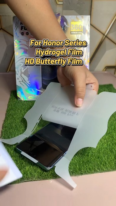 Hydrogel film HD butterfly film for HONOR SERIES✨ #honorseries #hydrogelfilm #butterflyfilm #phoneprotector #shopeebudol #foryoupage #fyp