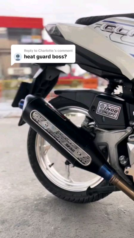 #Diamond Expanded Exhaust Heat Guard Anti-Burn Shield for Motorcycle #fyp #trend #viral #shopeefinds #affiliatemarketing
