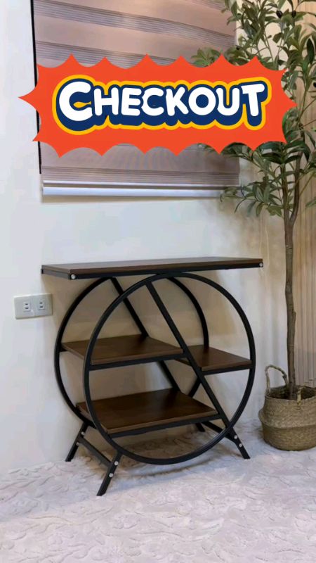 COD⚡Console Table Nordic Entryway Table Mulyi-Tier Side Table with Metal #HugotSaShopee #FreeCoinsInShopeeVideo #MasMuraSaShopee #cnc #viral #fyp
