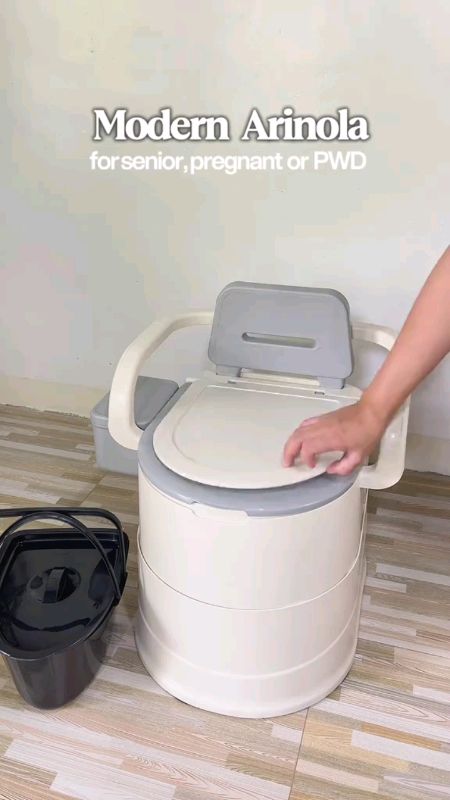 Arinola for Adult Portable Toilet with Armrest Potty Chair toilet Bowl for Elderly/Pregnant #FreeCoinsInShopeeVideo #MasMuraSaShopee
