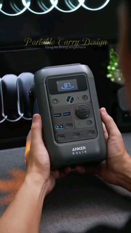 Anker Solix C300 AC Power Bank Station 288Wh Portable Power Station, 300W Solar Generator#FreeCoinsInShopeeVideo #trendingonshopee