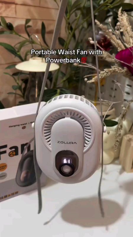 zolura mini fan hangging neck fan outdoor #minifan #hanggingneckfan #zolura