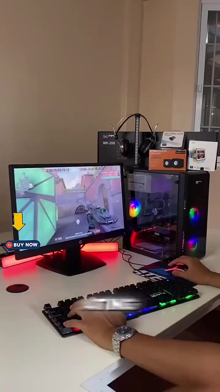 COMPUTER SET GAMING SET UP RYZEN