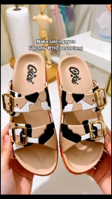 Summer Women's Adjustable  Strap Flat Slippers#buynow #MasMuraSaShopee #FreeCoinsInShopeeVideo #viral #trending