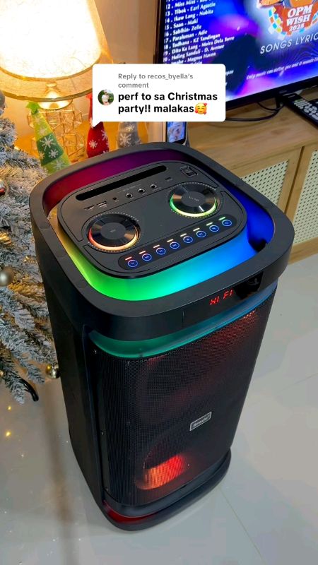 Highly recommended Promise! Ready na ba speaker nyo sa pasko? Smoothe at malakas tubog ng speajer at mic nito! @KK88 KARAOKE SHOP #brodu #karaoke