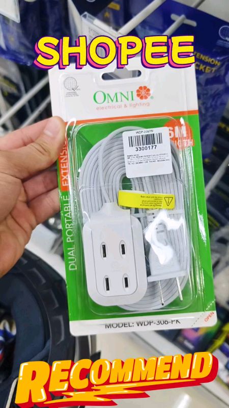 #omniextensioncord #extensioncord #WishlistMoSagotKo #HugotSaShopee #ShopeePHPaydaySale #MasMuraSaShopee #FreeCoinsInShopeeVideo