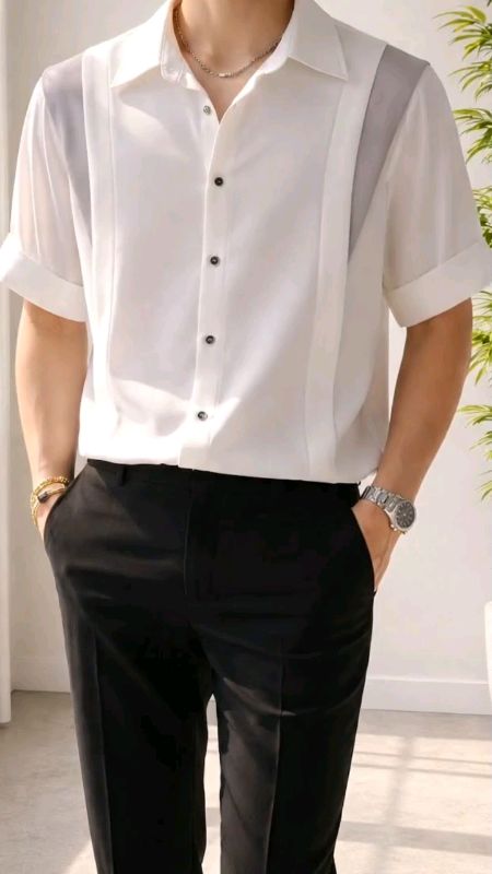 Clean look, presko suot—pang mayaman vibes agad 💯 #ShopeePH #MensFashionPH #MinimalistStyle #SummerOutfit #Pormado