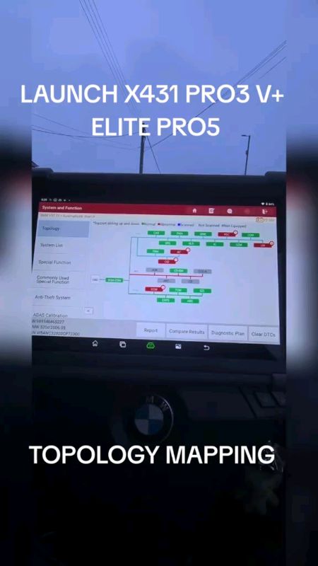 LAUNCH X431 PRO3S+ V5.0 Full Systems Car OBD2 Scanner ECU Coding Active Test ADAS Calibration Immo Programmer Diagnostic Tool