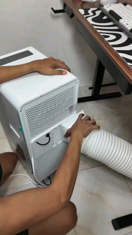 Tixx Air Cooler Fan Inverter Portable Aircon 40% Energy Saving 10L Button/Remote Control with Wheels #fyp #aircooler #tixx #Summer #fyp #shopeeph
