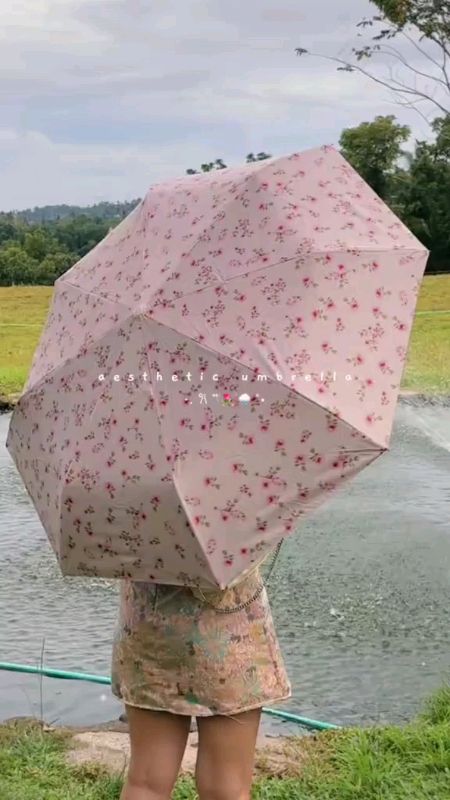 Pag ito gamit mong payong, kahit walang ulan o init parang gusto mo parin dalhin 😭 #floralumbrella #umbrella #aestheticumbrella#automatic#floralprint