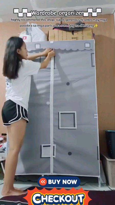 Wardrobe Cabinet #wardrobecabinet #storagecabinet #cabinet #clothescabinet #wardrobe #fyp #trending #MasMuraSaShopee
