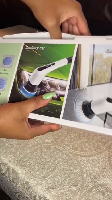 #8in1multifunctionalbrush #ElectricCleaningBrush #8BrushHeadCleaning #bathtubbrush