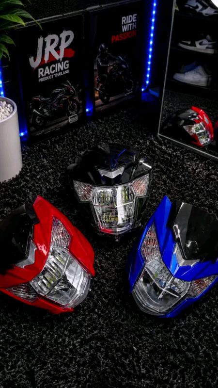 Raider 150 FI Headlight Assembly Front Motorcycle Headlight With Freebies