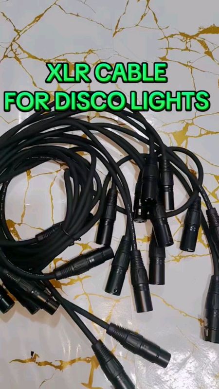 XLR Cable #xlr #xlrcable #pl55 #disco #discolights #male #female #balanced #audio #microphone #audiocable #durable #dmx #shielded #highquality #cod