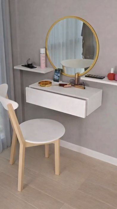 Wall Mounted Drawer #wallmounteddrawer #makeupcabinet #makeupdrawer #hangingdrawer #fyp #foryoupage