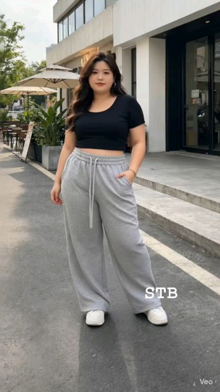 Baggy pants, jogging panys plus size for women #plussize #baggypantsforplussize