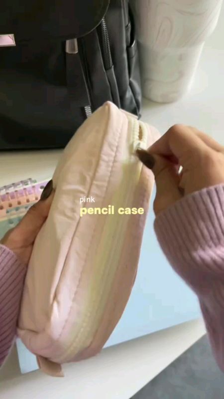 Simple Solid Color Square Pencil Case Large Capacity Classified Storage Pencil Case #pencilcase #ShopeePHPaydaySale #FreeCoinsInShopeeVideo #shoppefin