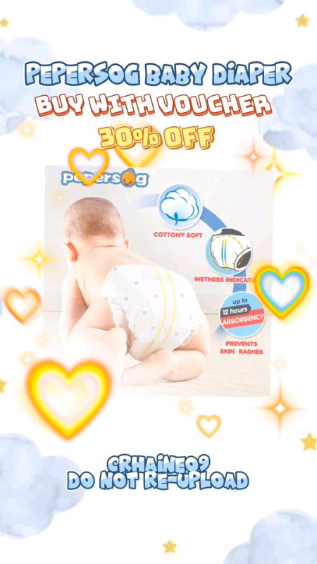 Pepersog Baby Diaper #FreeCoinsInShopeeVideo #Pepersog #pepersogbabydiaper #babydiaper #diaperpants #tapediaper
