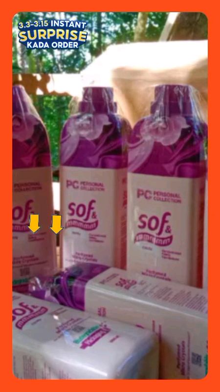Sof & Mmmmm Fabric Conditioner#Personalcollection#fabcon #pcproducts