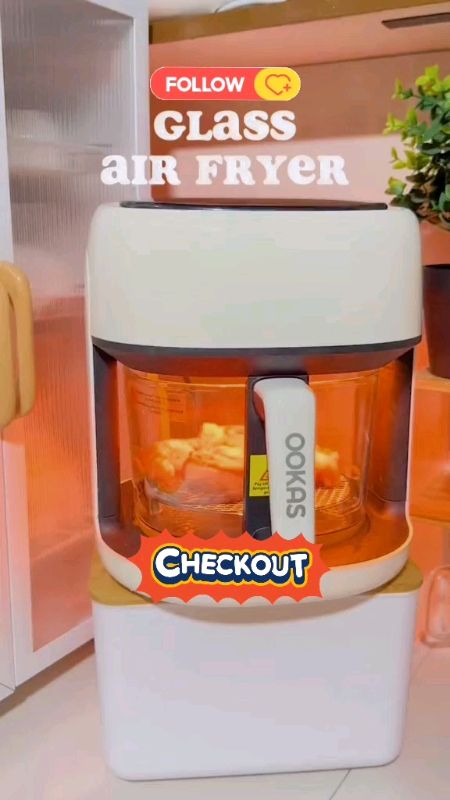 Ganda nitong air fryer, lakas maka aesthetic mga mii. Buy now & get P100 discount using shopee video voucher #Ookas #airfryer #Smokeless #touchscreen