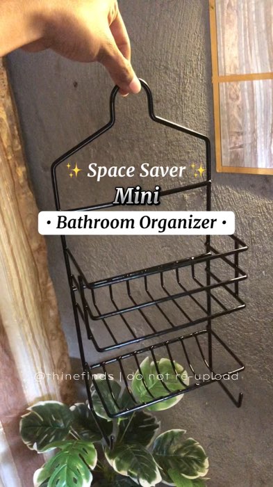 Bathroom organizer✨ #bathroomorganizer #showercaddy #bathroomrack #MasMuraSaShopee
