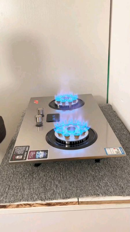 Imbedded double burner gas stove #gasstove #doubleburner #homeimprovement #amazingthings #MasMuraSaShopee #ShopeePHCommsXTRA