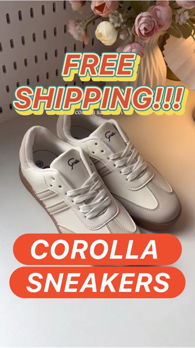 Corolla Sneakers ✨ #fyp #foryou #shopeefinds #trending #FreeCoinsInShopeeVideo #MasMuraSaShopee #WishlistMoSagotKo #ShopeePHPaydaySale