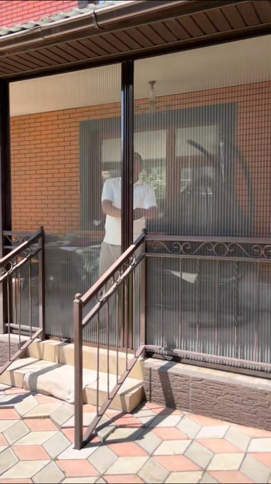Sliding screen door #foldingscreendoor #antimosquitoslidingscreendoor #tracklessslidingdoor